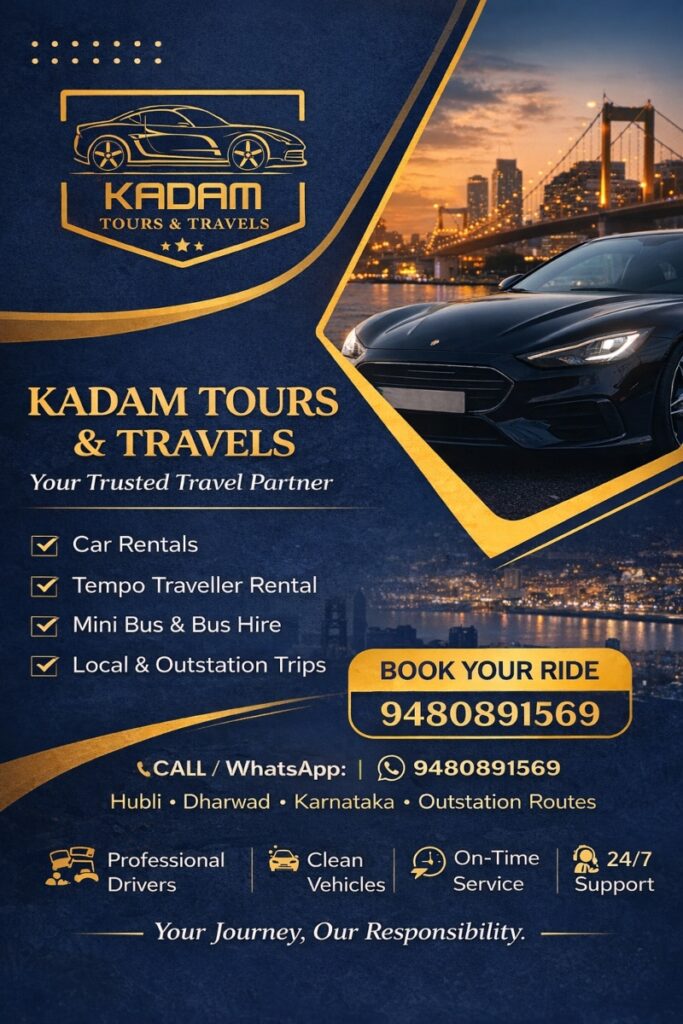 Comfortable Tempo Traveller and Bus Services in Hubli–Dharwad for Family and Corporate Trips